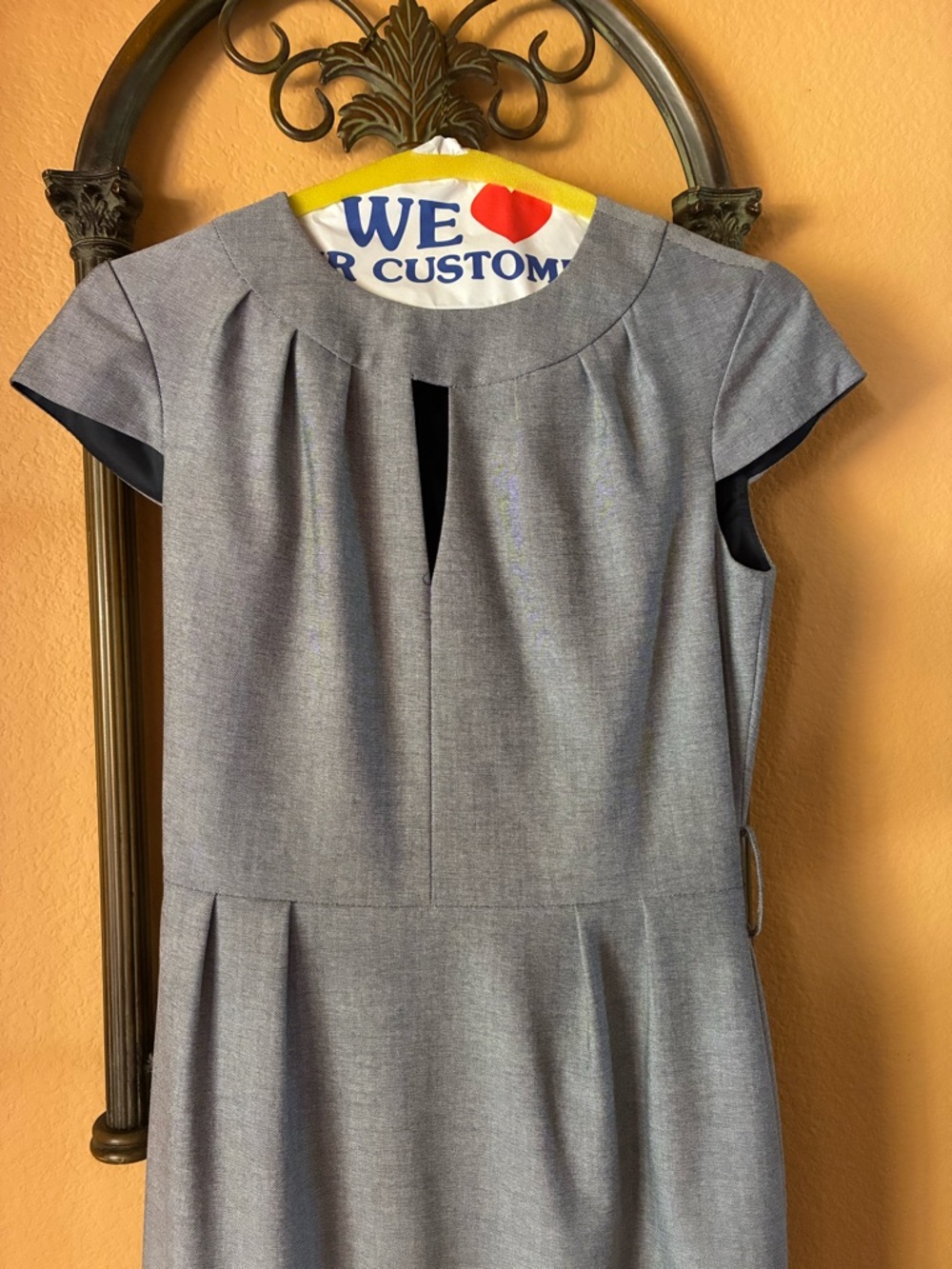 ANTONIO MELANI Gray Midi Skirt Suit - Picture 5 of 7